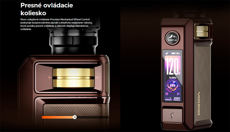 VOOPOO Drag 6 Box Mód ovládacie koliesko